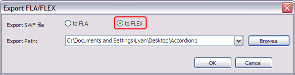 Flex extracting - export Flex